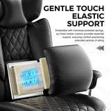 Ergonomic Big and Tall Gaming Chair with Pocket Spring Lumbar Support and Footrest