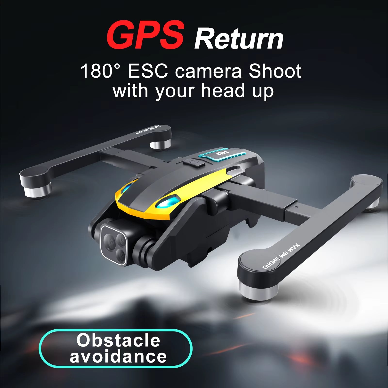 M8 Pro Drone 4K Profesional HD 4K Rc Airplane Dual-Camera Wide-Angle Head Remote Quadcopter Airplane Toy Helicopter