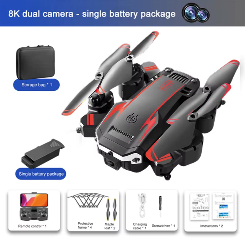 G6 PRO Drone 8K 5G GPS Drone Professional HD Aerial Photography Obstacle Avoidance Drone Four-Rotor Helicopter RC Distance 5000M