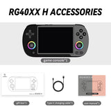 RG40XX H Handheld Game Console 4'' Screen Linux System Joystick RGB Lighting Effect RG40XXH Video Player Trimui Console