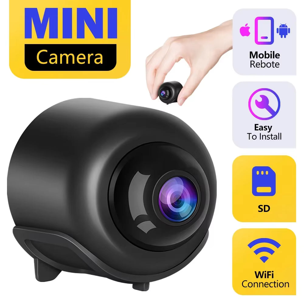 New Mini Camera 2024 X5 Intelligent Wifi Mini Camera Home Indoor Night Vision Safety Protection Audio Video Recorder