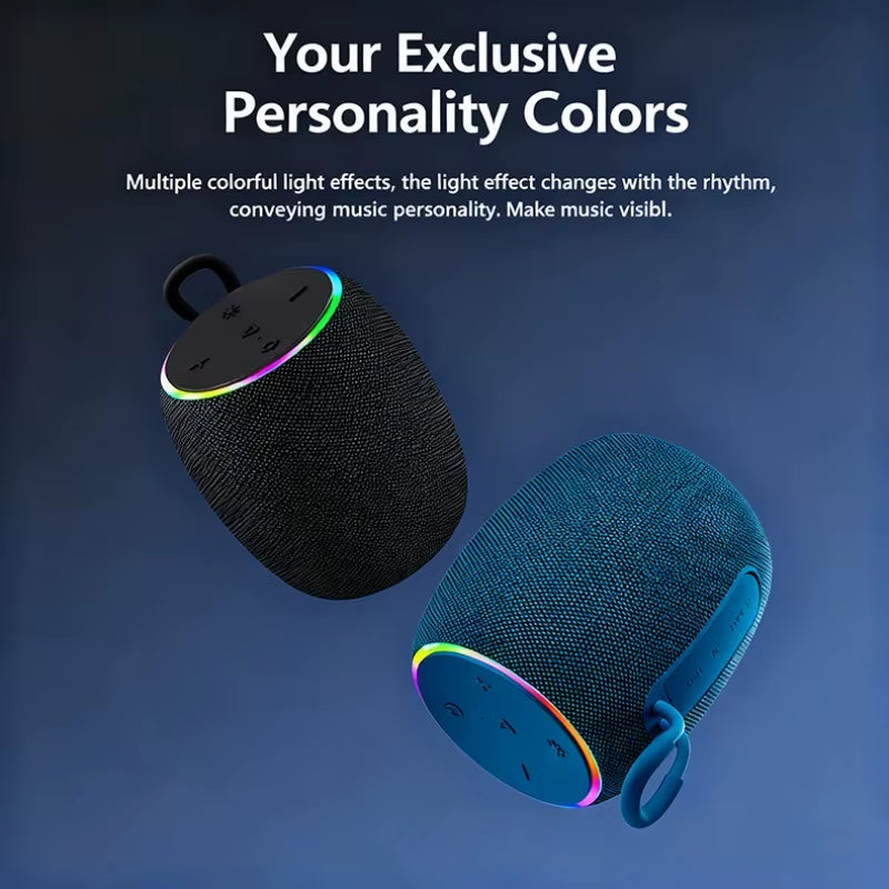 S26 Bluetooth Speaker Ambient Light, Portable Handheld Lanyard, Wireless LED Light and Subwoofer