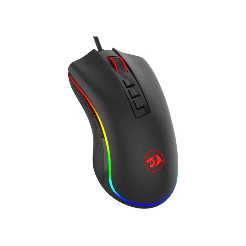 M711 PC Gaming Mice Wired Mouse 7 Programmable Buttons Customizable RGB 10,000 DPI Ergonomic Mouse