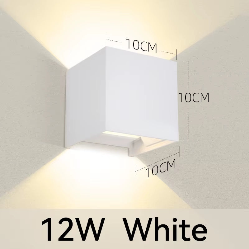 Wall Light Waterproof Exterior Aluminum Garden Street Outdoor LED Light Courtyard Lamp Lustre Porch Home Appliances Facade Lamp