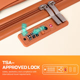 4/6 Piece Luggage Set with Spinner Wheels & TSA Lock, Carry on Luggage Hardshell ABS+PC, Travel Collection Suitcases Sets