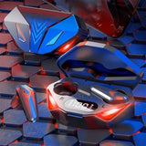 Wireless Bluetooth Headphones with LED Battery Display and Charger Case HIFI Sound Quality Music Game Sports Headphone