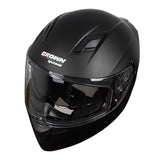 Full Face Motorcycle Helmet - Dual Lens DOT Certified All-Season Helmet