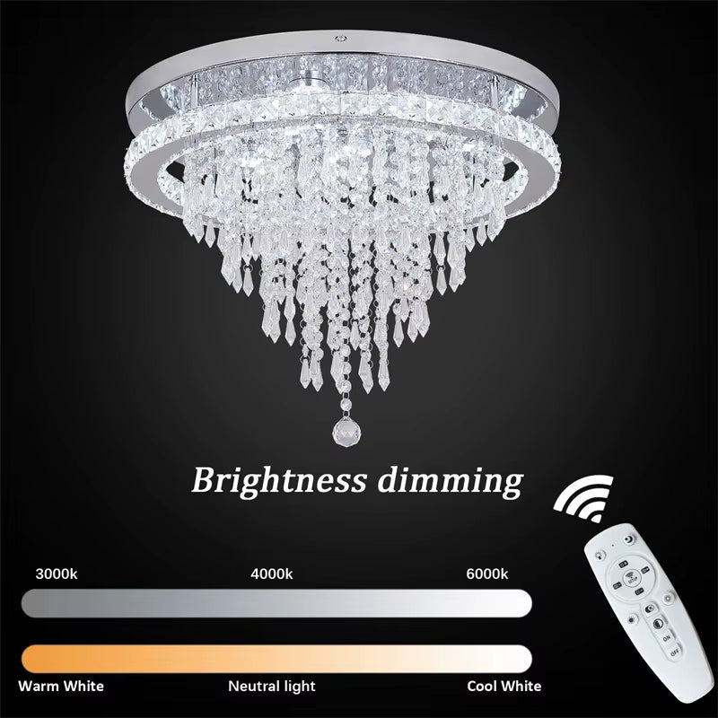 Modern Dimmable for Bedroom Pendant Light with Remote Control Dining Room Fixtures Home Decor Hanging Chandelier Ceiling Lamp