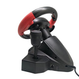 PC Games Racing Driving Simulator Steering Wheel and Pedal Set For