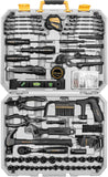 218-Piece Professional Hand Tool Kit for Home and Auto Repair