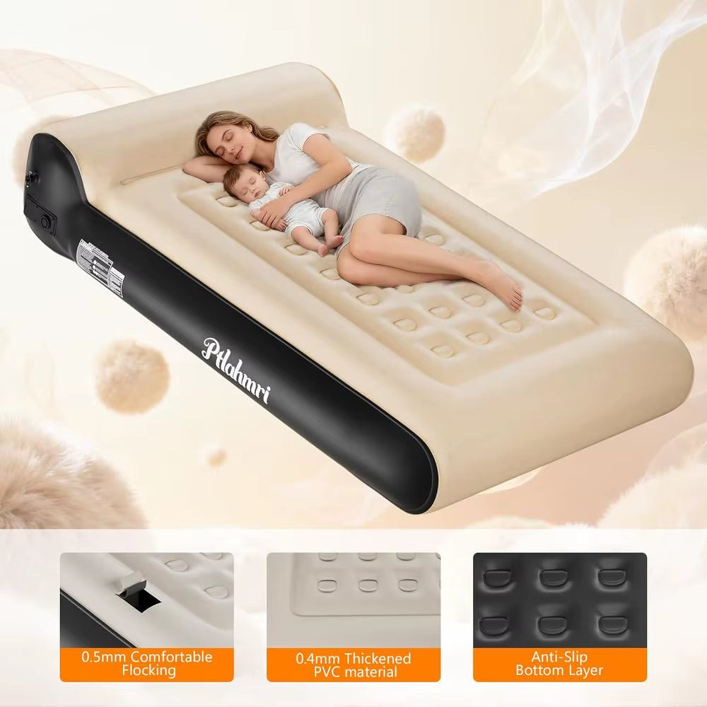 16 Inflatable Air Mattress with Quick-Pump, Luxury Comfort for Camping and Home Use