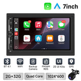 7 9 10 Inch 2Din Car Stereo with Wireless Carplay and Android Auto Car Radio with BT4.1 Backup Camera Mirror Link GPS Wifi FM AM