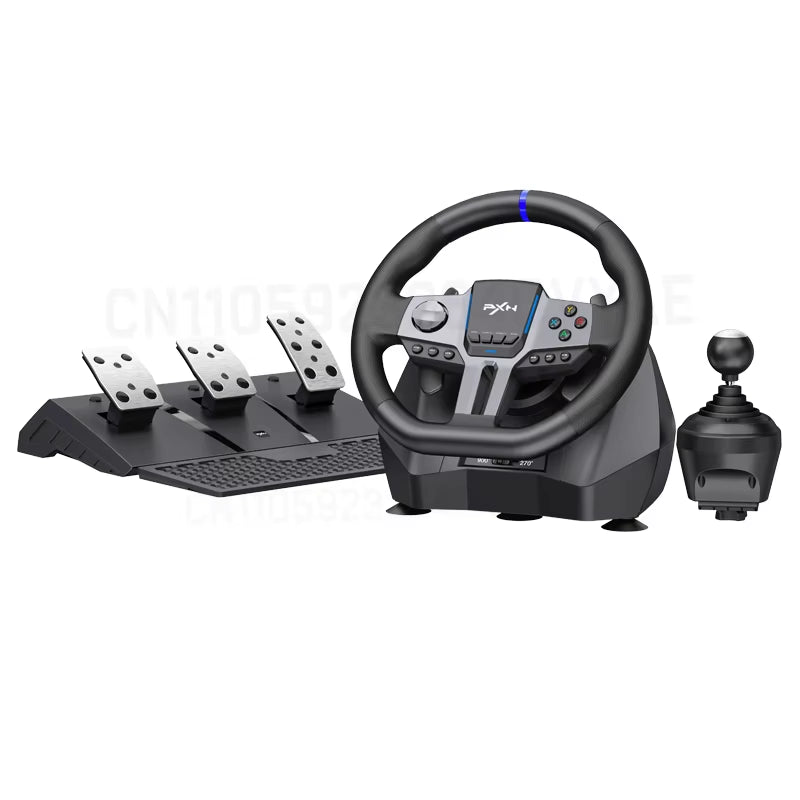 V9 Gen2 Racing Steering Driving Wheel 270/ 900 Vibration Gaming Steering Wheel for Ps4,Pc,Ps3,Xbox Series X|S, Xbox One