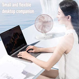 Desktop Fan Office Home Dormitory Mini Fan USB Charging Long Battery Life Shaking Head Fan Desktop Fan