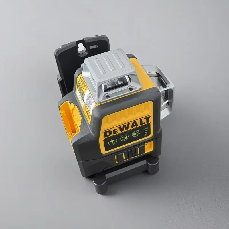 DW089LG 3-Sided 360-Degree 12-Line Green Laser Level with Vertical and Horizontal Alignment, 12V Battery, Model 2025
