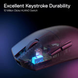 M916 Wireless Gamer Mouse, 49G Ultra-Light 8K DPI 2.4G Wireless Gaming Mouse W/Ergonomic Natural Grip Build