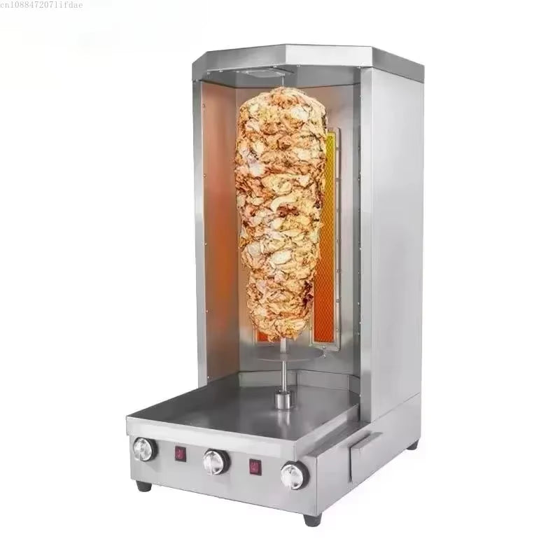 Automatic Rotation Electric Doner Kebab Machine Commercial Shawarma for Restaurant1 2 3 4 5 Burner Turkish Barbecue Machine
