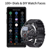 2024 New Outdoor Bluetooth Call Smart Watch Men 1.32 Inch AMOLED Full Touch Fitness Bracelet Waterproof Smartwatch Men