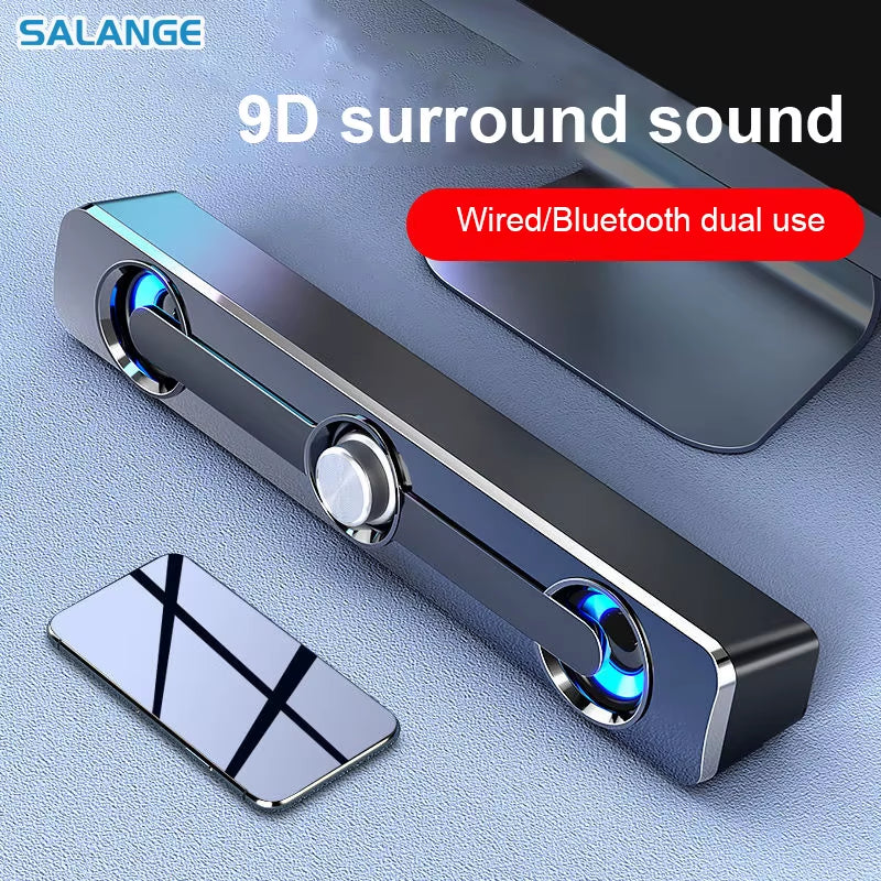 PC Sound Bar Bluetooth USB Wired Speakers Bar Stereo Speaker for Projector PC Laptop Phone Computer 3.5Mm Aux Speaker