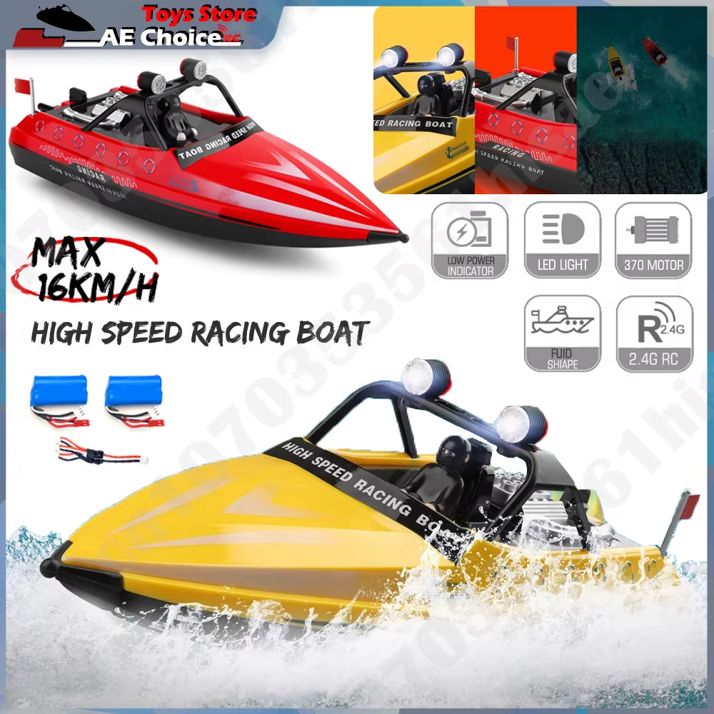 Wltoys WL917 RC Boat 2.4Ghz Remote Control Boats RC Jet Boat 16Km/H RC Boat Toy Gift for Kids Adults Boys Storage Bag Package