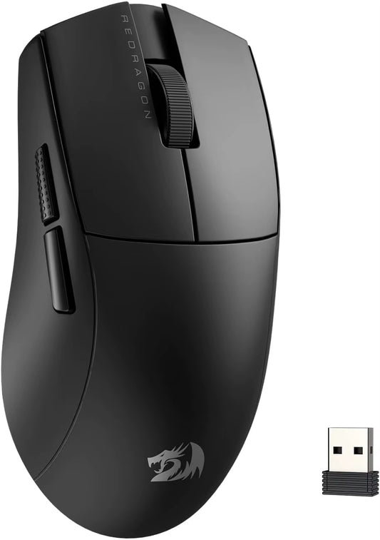 M916 Wireless Gamer Mouse, 49G Ultra-Light 8K DPI 2.4G Wireless Gaming Mouse W/Ergonomic Natural Grip Build