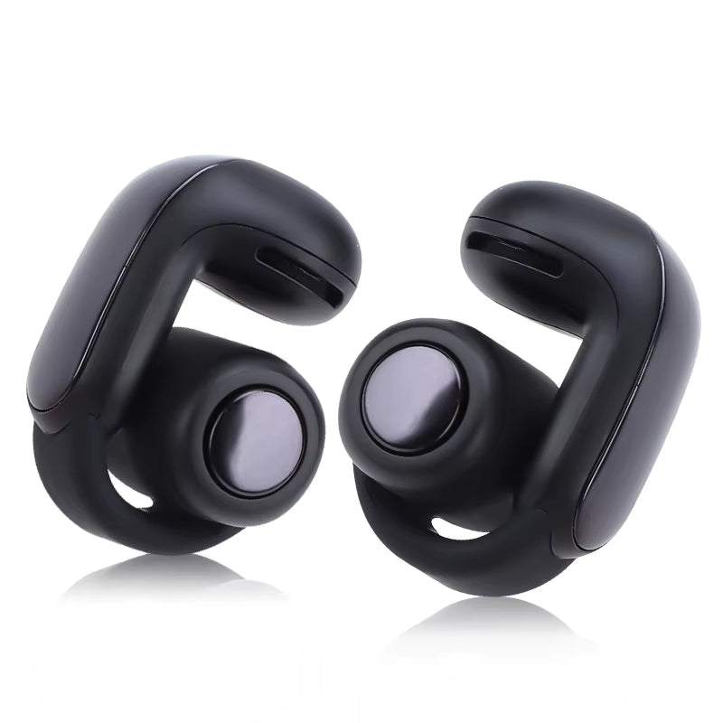 Open Ear Clip Earphones Noise Reduction for Working 17 Different Language Voice Control Waterproof Wireless Earphones